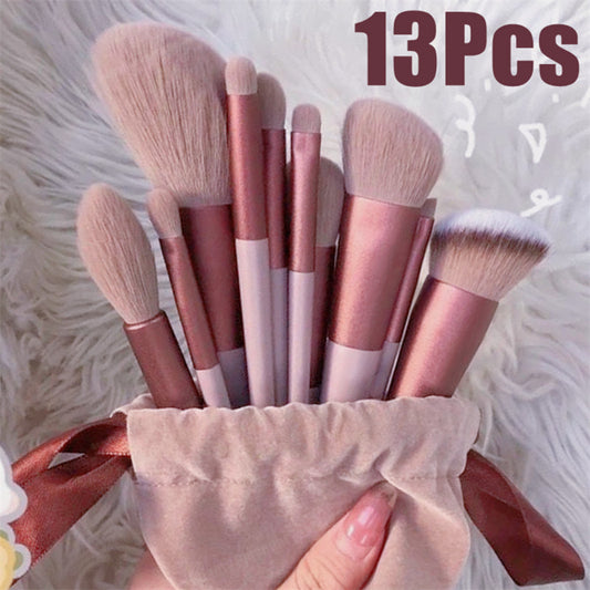 13 pieces makeup brushes